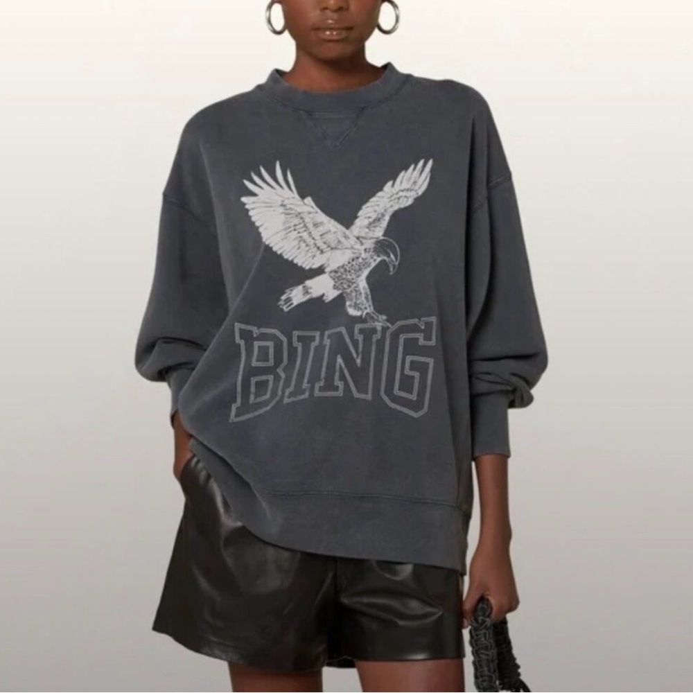 Anine Bing Eagle sweatshirt size small